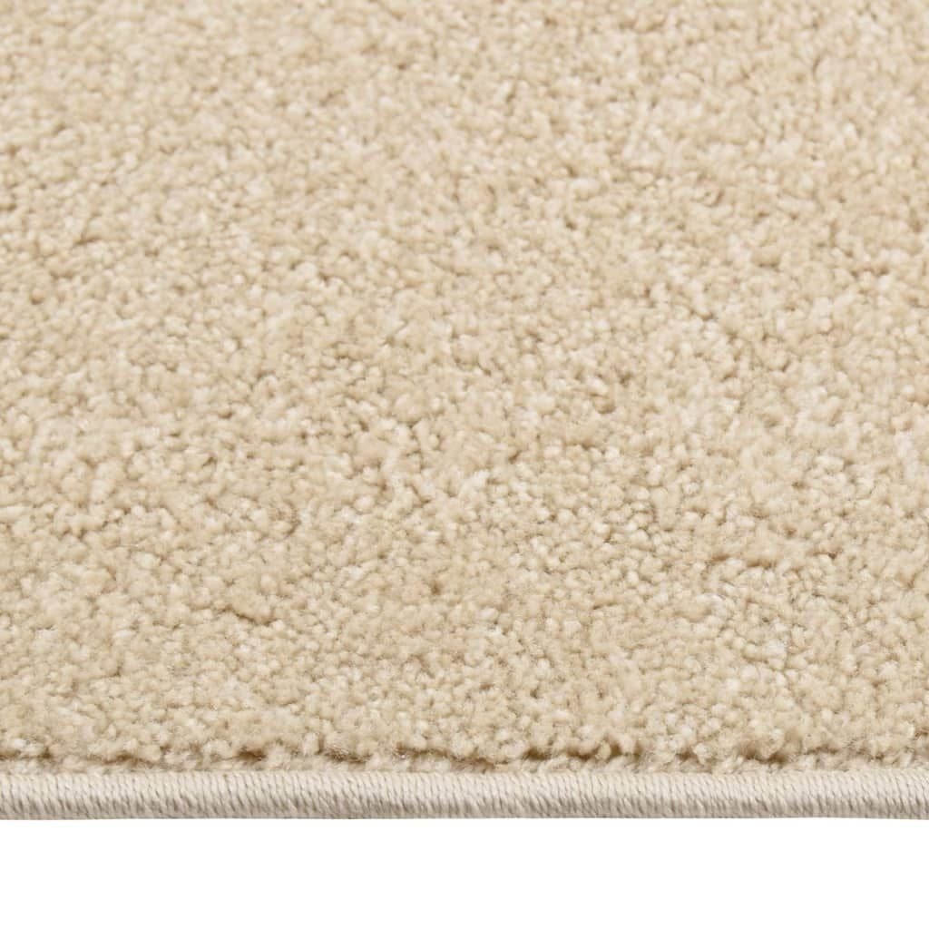 Kurzflor-Teppich Beige 160x230cm | Bis zu 69,5% Rabatt