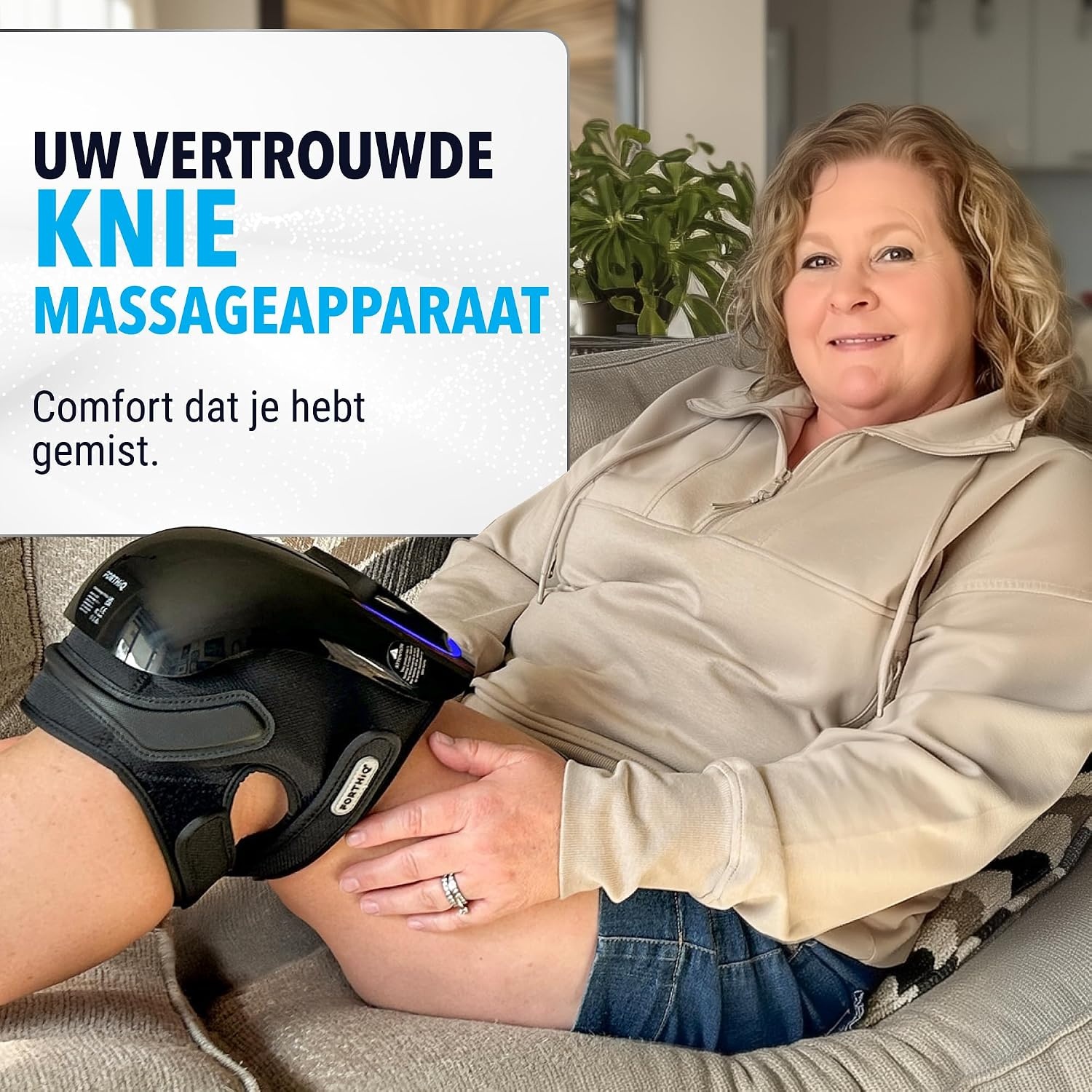 Kniemassagegerät mit Wärme & Rotlicht - Kabellos - bis zu 70,3 % Rabatt