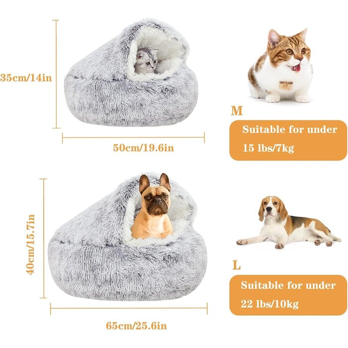 Hundebett Donut Kuschelnest 65cm - Bis zu 53,9% günstiger