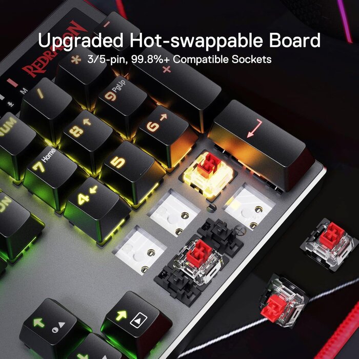 Mechanische Gaming-Tastatur RGB Wireless - Outlet-Angebot bis zu 64,1% reduziert