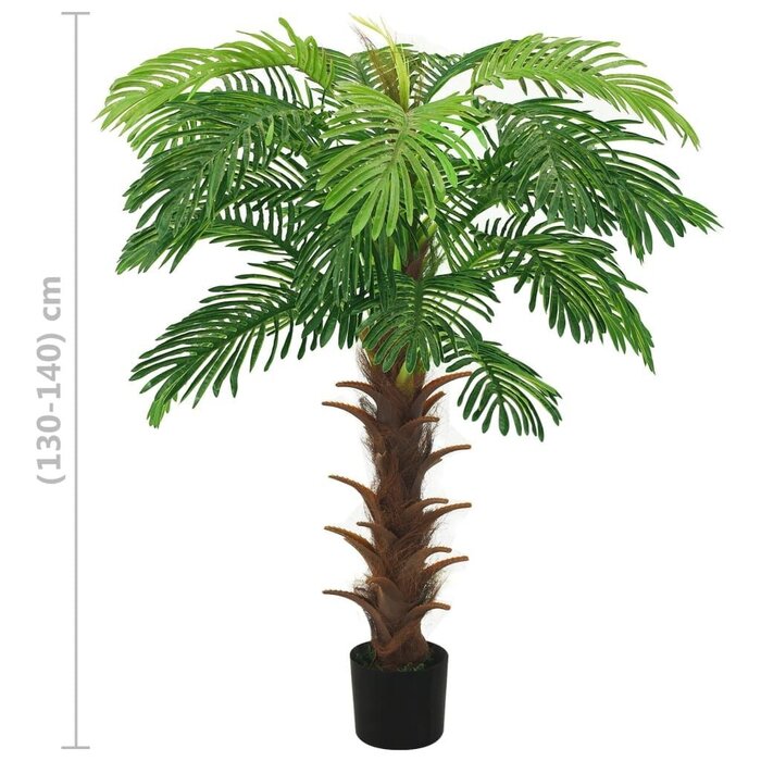Künstliche Cycas-Palme 140 cm - Lebensecht & pflegeleicht - bis zu 62,5% Rabatt