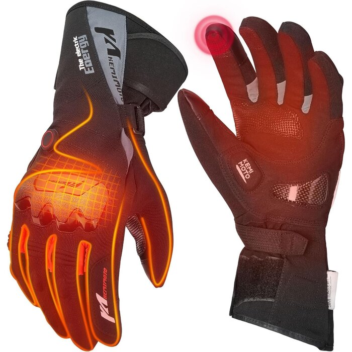 Kemimoto Beheizbare Winter-Motorradhandschuhe Gr. L - bis zu 78% Rabatt