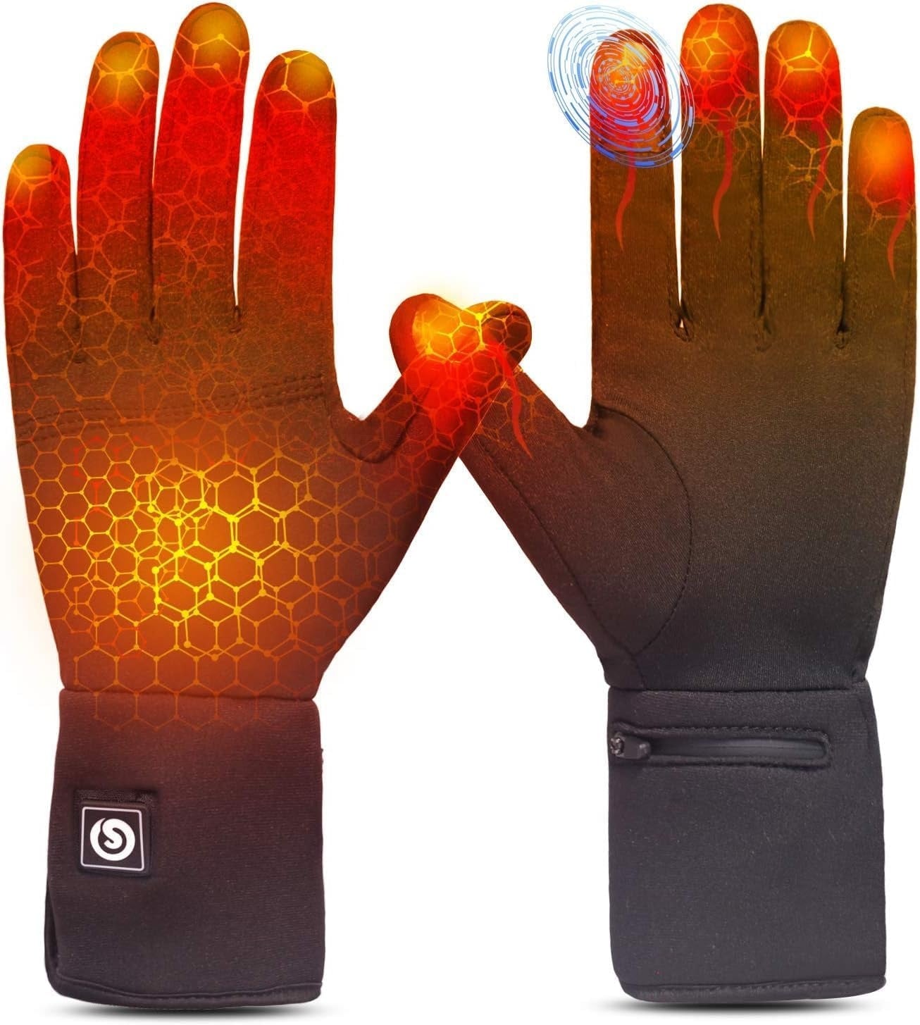 Beheizbare Unisex Handschuhe - Touchscreen fähig - bis zu 61 % sparen!