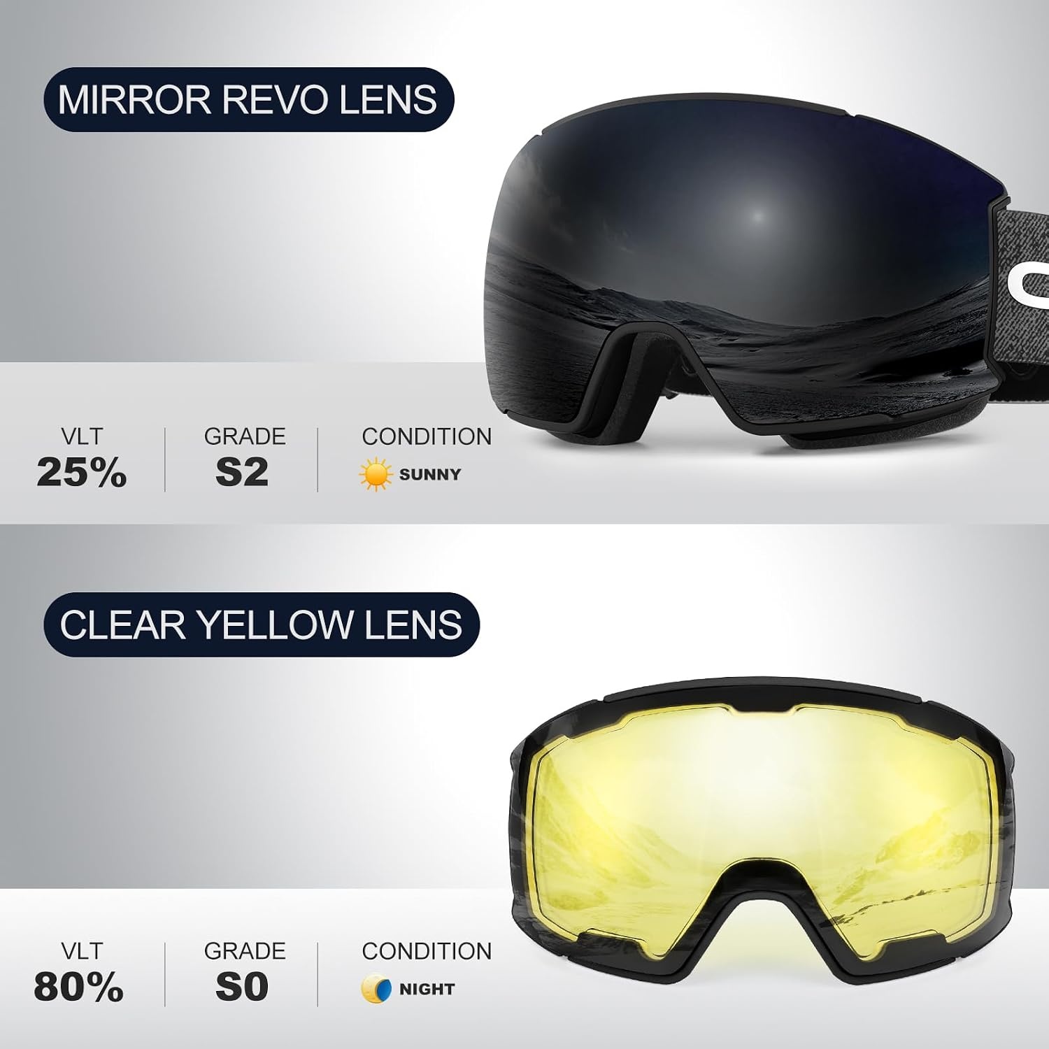 Profi-Skibrille mit Wechselgläsern - bis zu 58,2 % günstiger im Outlet