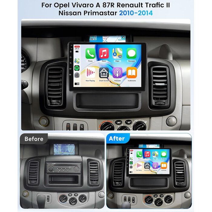 Android Autoradio für Mercedes - 9 Zoll HD Touch, Apple CarPlay, bis zu 61,8 %