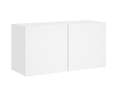 Vidaxl Wandmontiertes TV-Board 80x30x41 cm Weiß - bis zu 68% reduziert