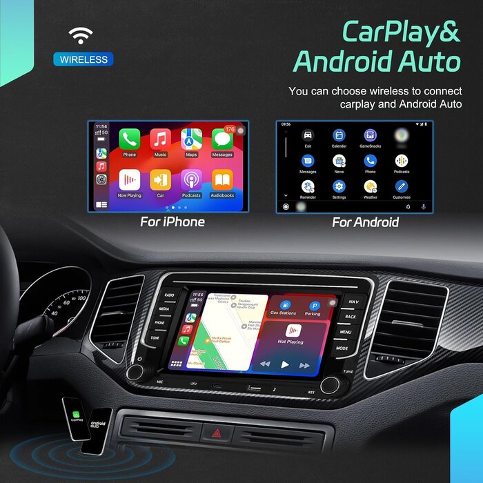 Android Autoradio 7 Zoll VW/Skoda/Seat - bis zu 61,5% günstiger!
