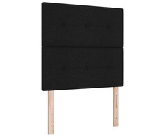 Vidaxl Höhenverstellbares Cord-Kopfteil 90 cm Schwarz - bis zu 65% Rabatt