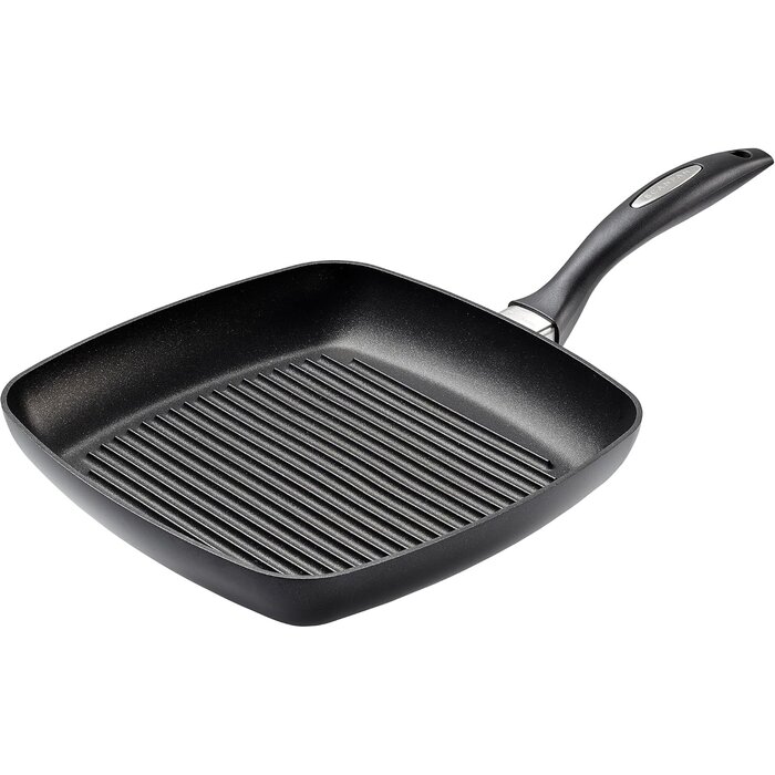 Grillpfanne 27x27 cm - Antihaft - Induktion - bis zu 81% Rabatt