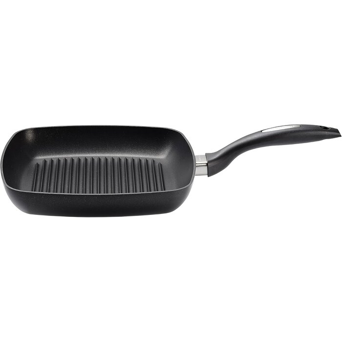 Grillpfanne 27x27 cm - Antihaft - Induktion - bis zu 81% Rabatt