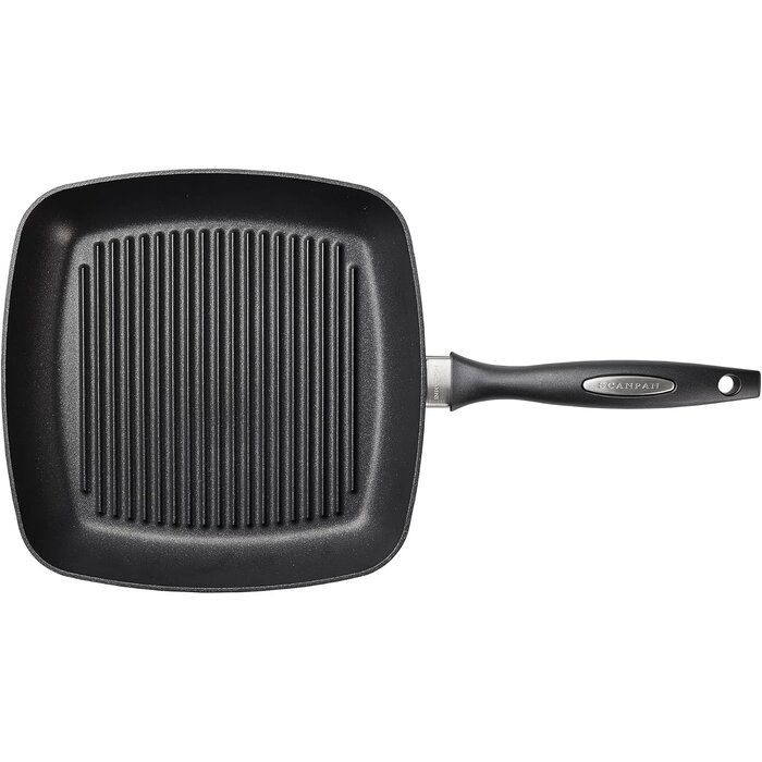 Grillpfanne 27x27 cm - Antihaft - Induktion - bis zu 81% Rabatt