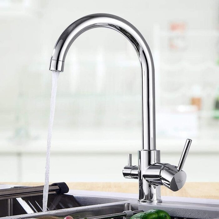 3-Wege Küchenarmatur für gefiltertes Wasser - jetzt bis zu 58,6% günstiger