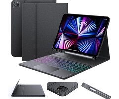 Earto iPad Pro 12.9 Tastatur-Hülle mit Trackpad & QWERTZ - bis zu 58,5% Rabatt