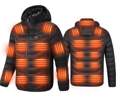 Beheizbare Unisex-Jacke mit 23 Heizelementen - bis zu 63% Rabatt sparen