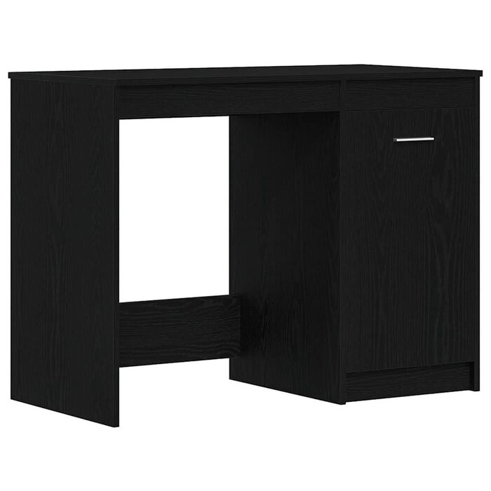 Vidaxl Minimalistischer Schreibtisch Schwarze Eiche, 100x50cm - bis zu 62,8% günstiger