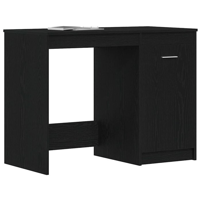 Vidaxl Minimalistischer Schreibtisch Schwarze Eiche, 100x50cm - bis zu 62,8% günstiger