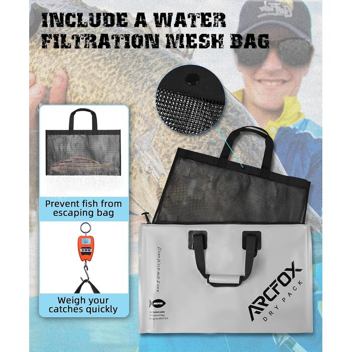 Profi-Fischtransporttasche 1000D PVC Wasserdicht - bis zu 57,2% Rabatt