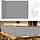 Balkonsichtschutz 90x700cm Grau - Wetterfest & UV-beständig - bis zu 53,7% Rabatt