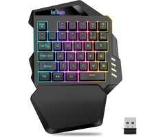Redthunder Einhand Gaming-Tastatur kabellos - RGB, 35 Tasten - jetzt bis zu 57,8% sparen