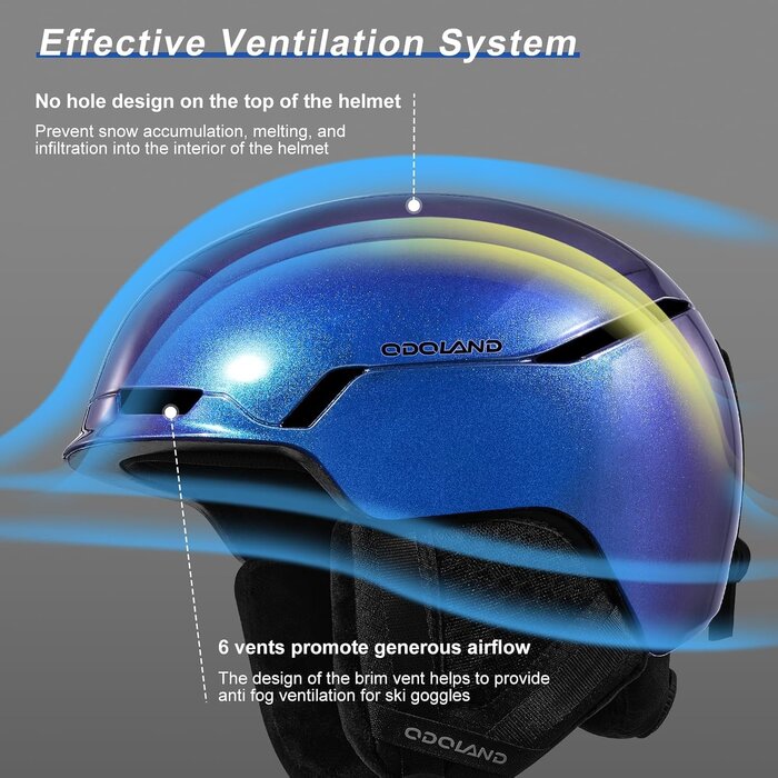 Ski- & Snowboardhelm Unisex, Gr. L, verstellbar - jetzt bis zu 57,3% günstiger