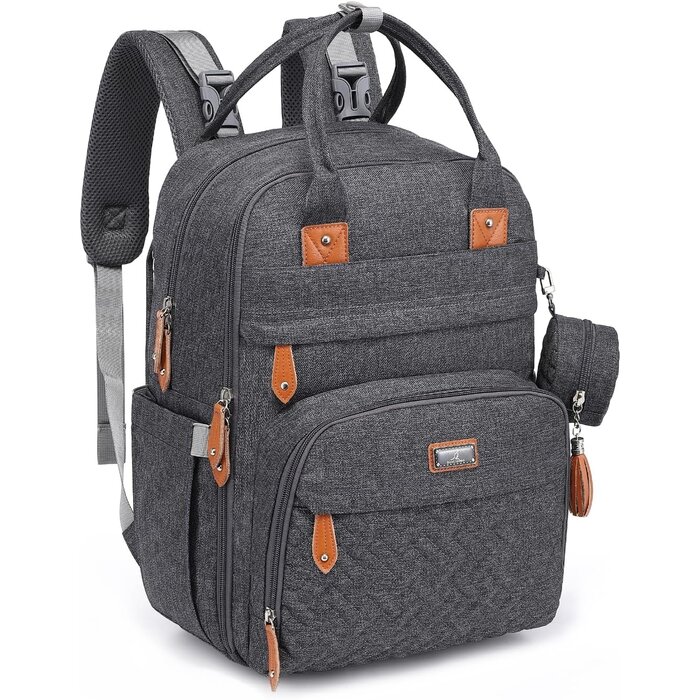 Wickelrucksack Puderblau - Multifunktional & wasserdicht - bis zu 78% Rabatt