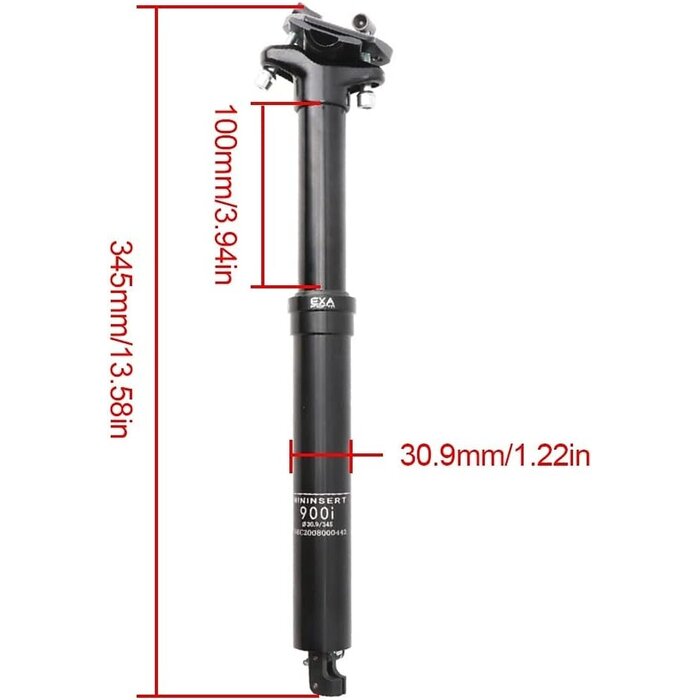 Hydraulische Dropper-Sattelstütze 30,9 mm - bis zu 60,3% Rabatt im Outlet