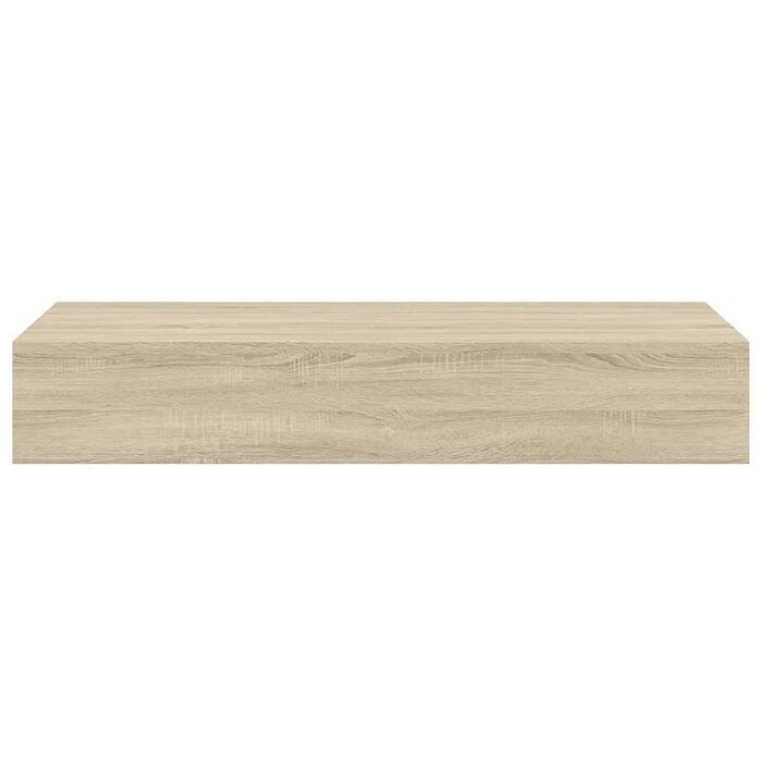 Wandregal mit Schublade 2er-Set Eiche - bis zu 59,3% Rabatt im Outlet