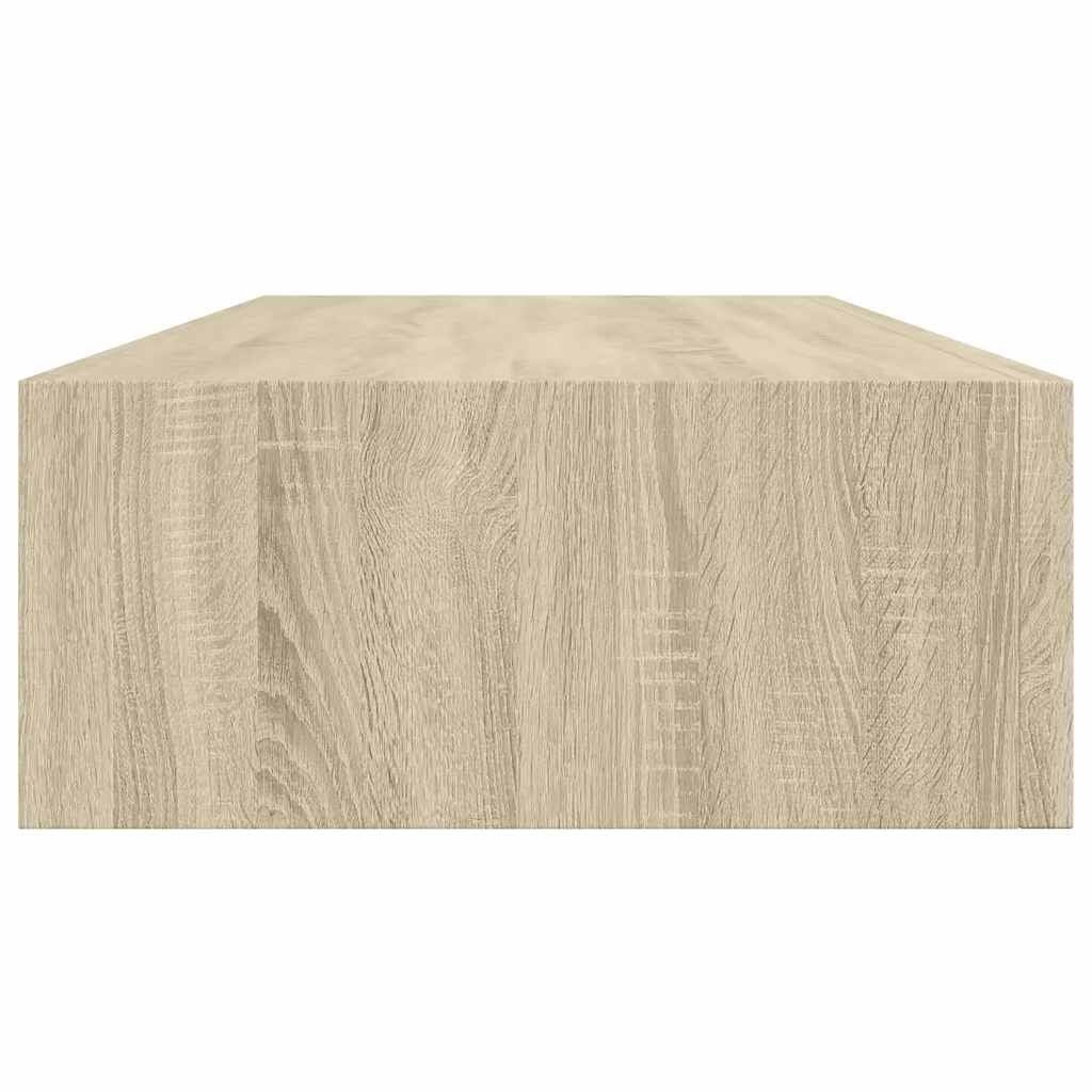 Wandregal mit Schublade 2er-Set Eiche - bis zu 59,3% Rabatt im Outlet
