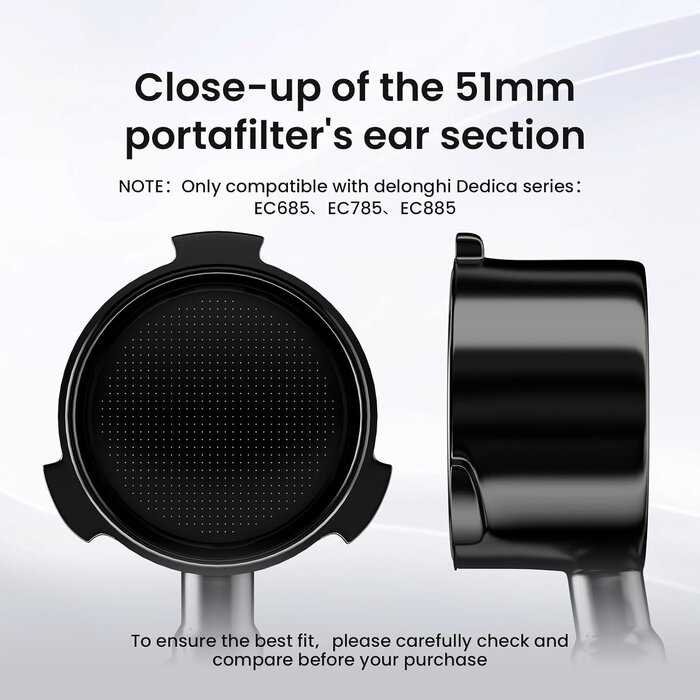 Bodenloser 51 mm Siebträger für Espressomaschinen - Jetzt bis zu 58,1% sparen