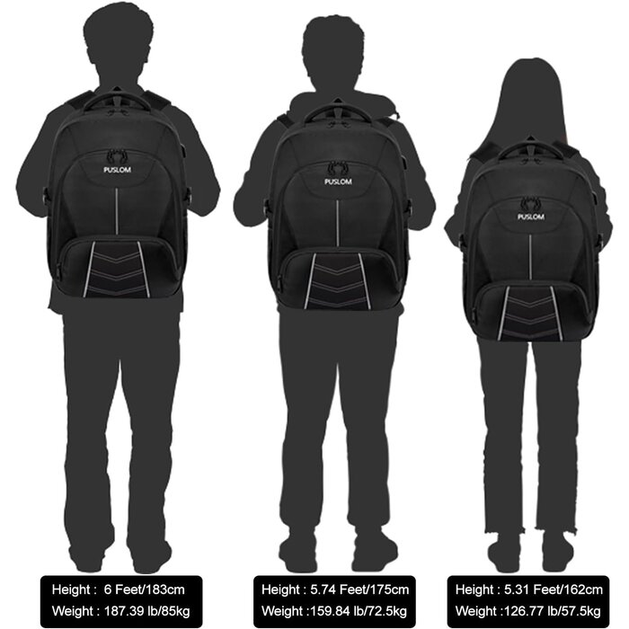 Großer 55L Laptop-Rucksack (bis 18,4 Zoll) - jetzt bis zu 57,6% günstiger