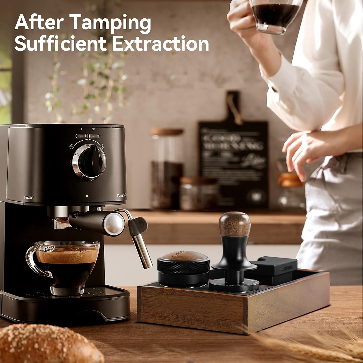 Präzisions-Espressotamper 54 mm mit Klick-Feedback - Sparen Sie bis zu 70%