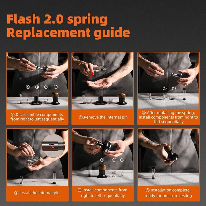 Präzisions-Espressotamper 54 mm mit Klick-Feedback - Sparen Sie bis zu 70%