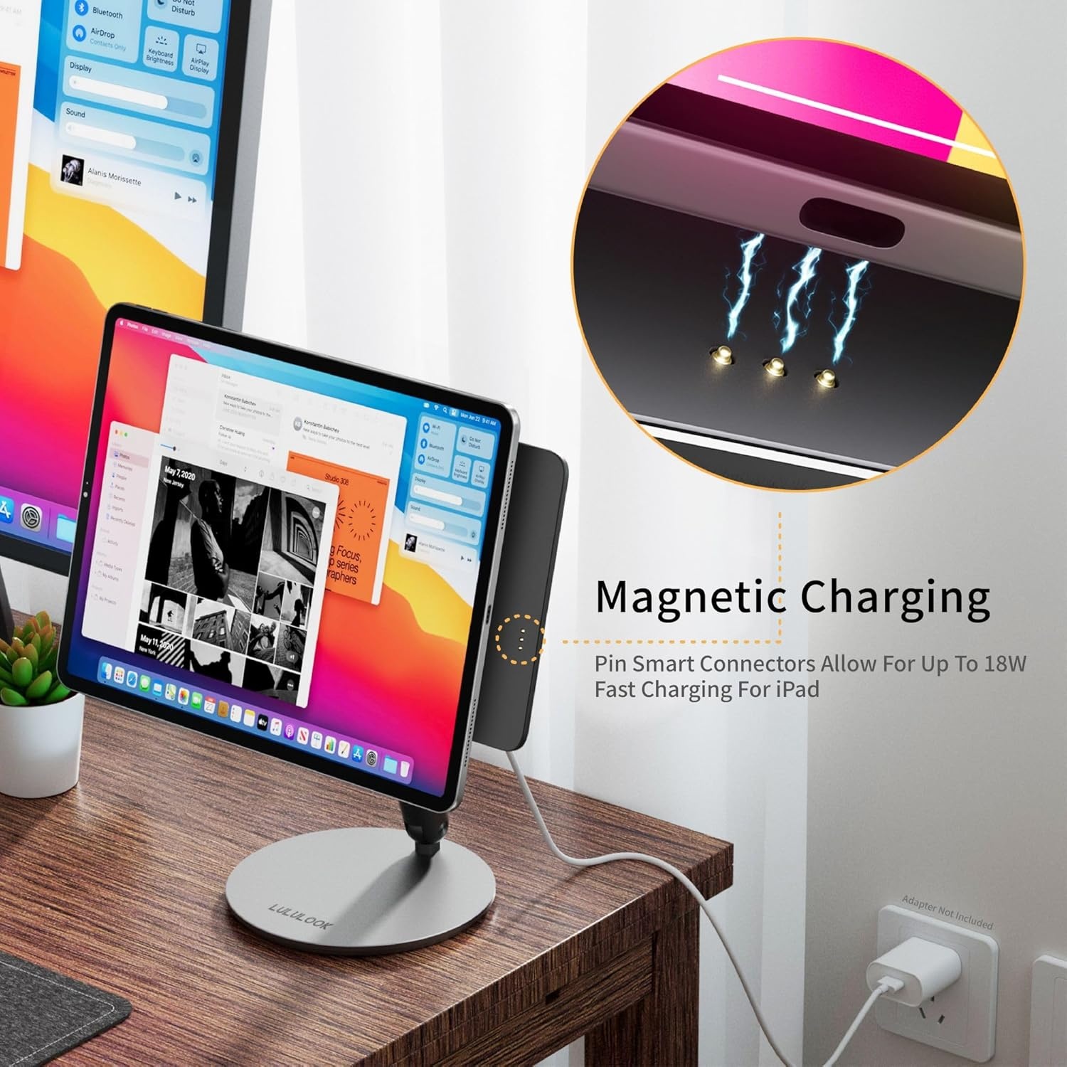Magnetischer Ständer für iPad Pro 13" (2024) - 360° drehbar - bis zu 56,4% sparen