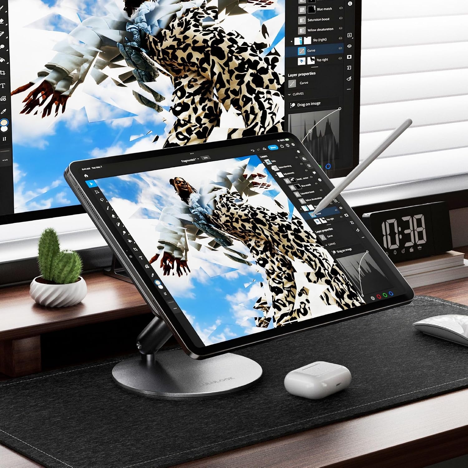 Magnetischer Ständer für iPad Pro 13" (2024) - 360° drehbar - bis zu 56,4% sparen