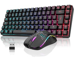 Redthunder Kabelloses 75% Gaming Tastatur & Maus Set - QWERTZ - bis zu 55,5% günstiger