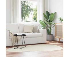 Vidaxl Moderner Teppich in Crème, 140x200cm - Jetzt bis zu 83% günstiger!