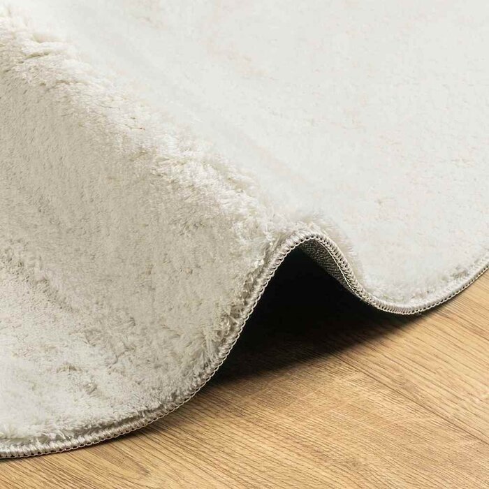 Vidaxl Moderner Teppich in Crème, 140x200cm - Jetzt bis zu 83% günstiger!