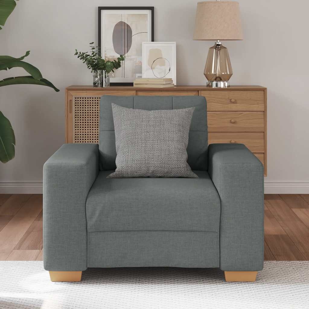 Vidaxl Moderner Sessel 60 cm Stoff Dunkelgrau - Outlet-Angebot mit bis zu 60% Rabatt