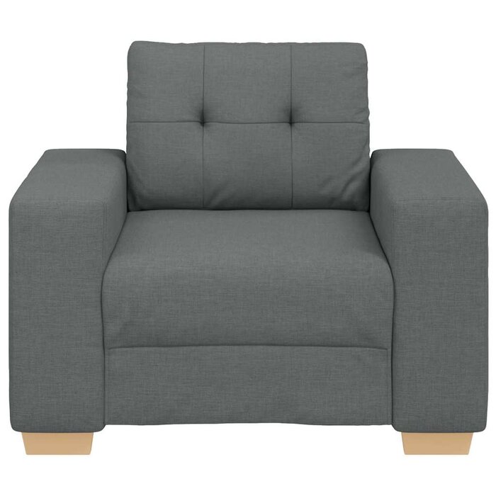Vidaxl Moderner Sessel 60 cm Stoff Dunkelgrau - Outlet-Angebot mit bis zu 60% Rabatt