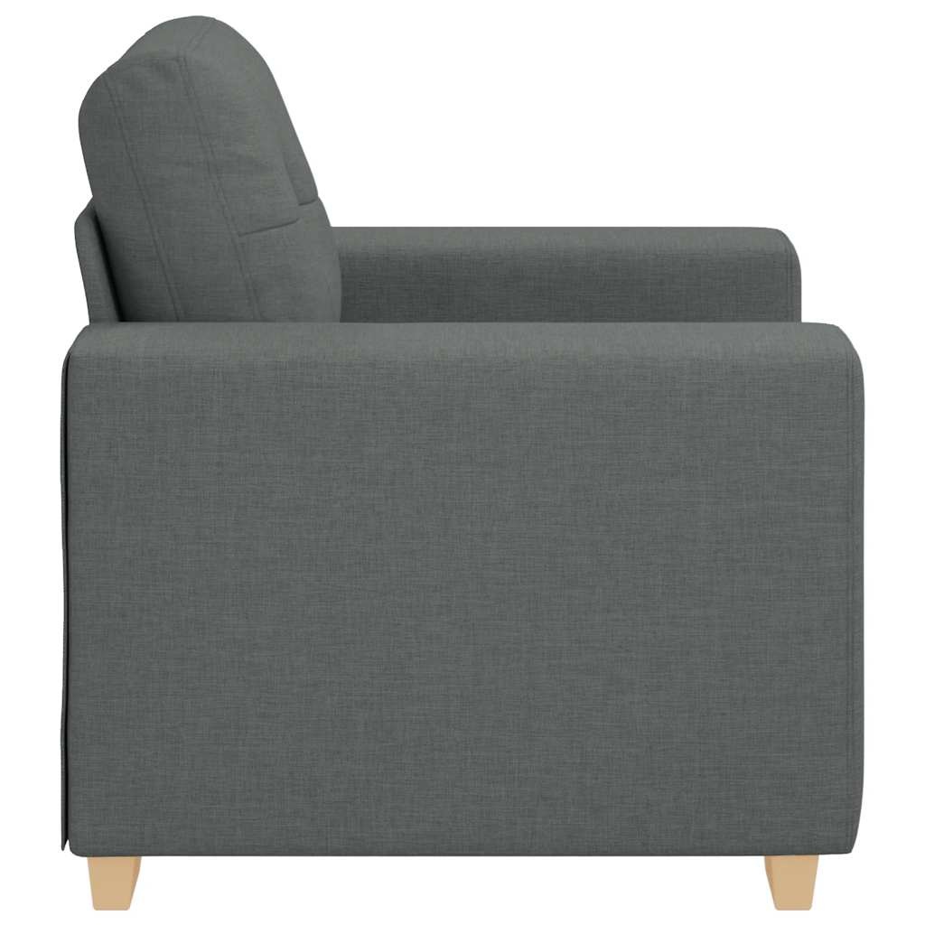 Vidaxl Moderner Sessel 60 cm Stoff Dunkelgrau - Outlet-Angebot mit bis zu 60% Rabatt