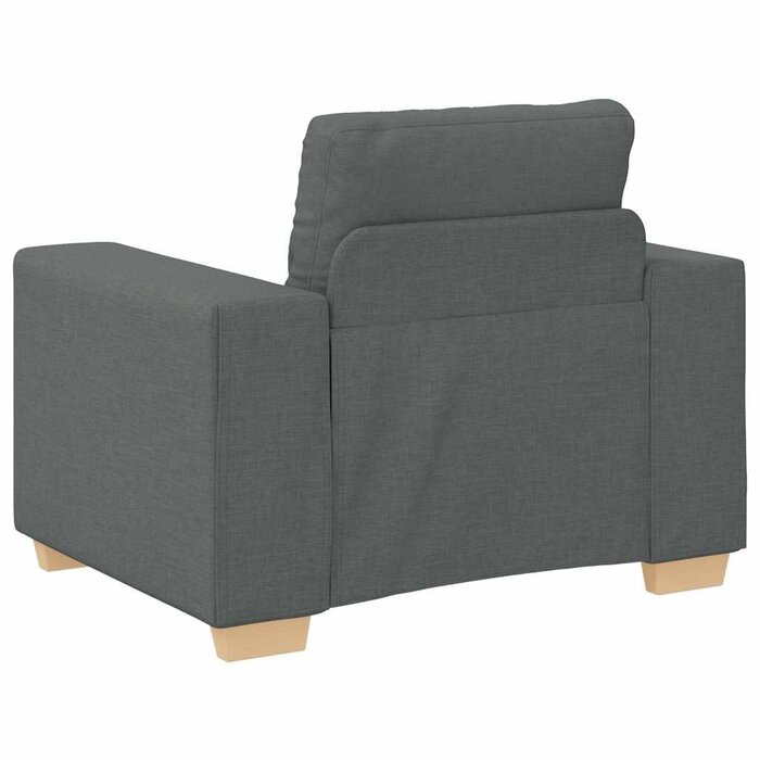 Vidaxl Moderner Sessel 60 cm Stoff Dunkelgrau - Outlet-Angebot mit bis zu 60% Rabatt