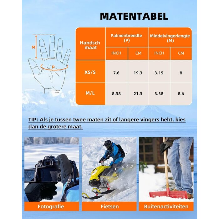 Beheizbare Handschuhe XS-S | Touchscreen-fähig | bis zu 76% Rabatt