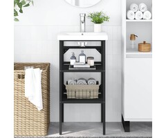 Vidaxl Waschtischgestell 40x38x83 cm Schwarz - Bis zu 64% Rabatt auf Rückläufer