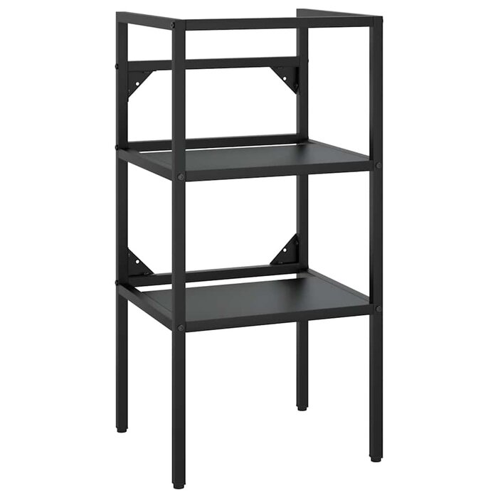 Vidaxl Waschtischgestell Eisen Schwarz 40x38x83 cm - bis zu 56,7% Rabatt
