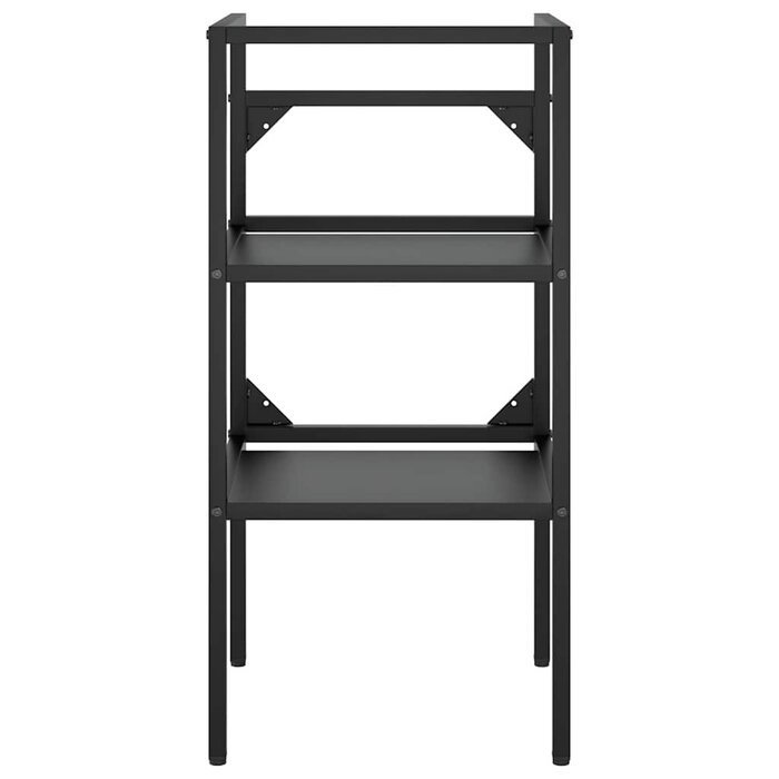 Vidaxl Waschtischgestell Eisen Schwarz 40x38x83 cm - bis zu 56,7% Rabatt