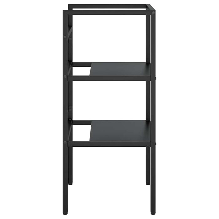 Vidaxl Waschtischgestell Eisen Schwarz 40x38x83 cm - bis zu 56,7% Rabatt