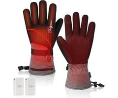 Beheizbare Handschuhe, wasserdicht, Touchscreen, XL, Braun - bis zu 59% Rabatt