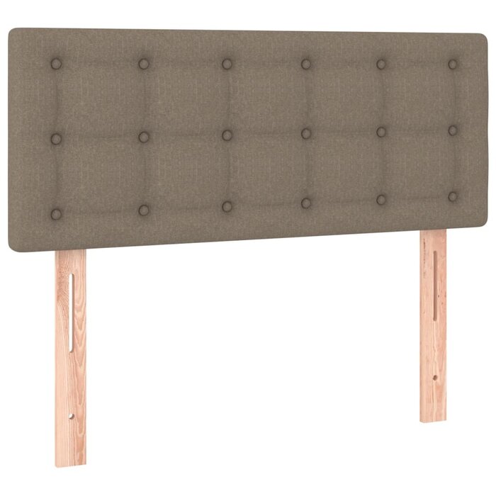 Vidaxl Stoff-Kopfteil für Bett 90 cm, Taupe - bis zu 61% Rabatt