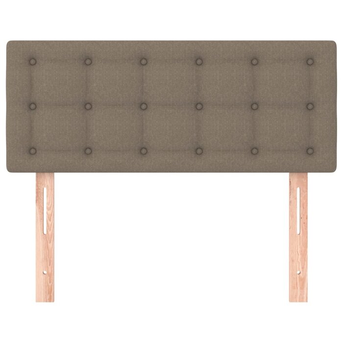 Vidaxl Stoff-Kopfteil für Bett 90 cm, Taupe - bis zu 61% Rabatt