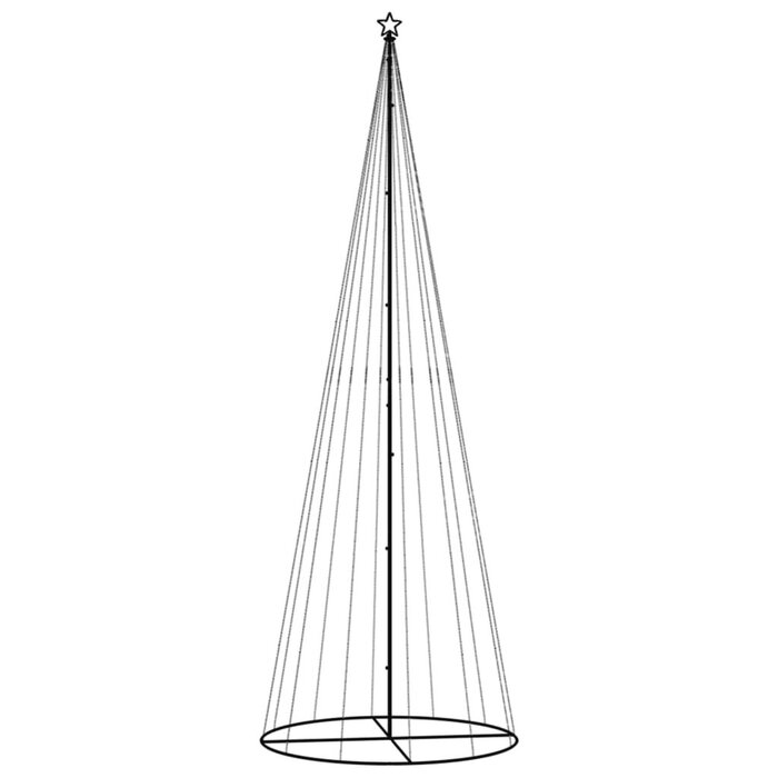 Vidaxl LED-Kegel-Weihnachtsbaum 500 cm, warmweiß - Jetzt bis zu 60,1 % Rabatt